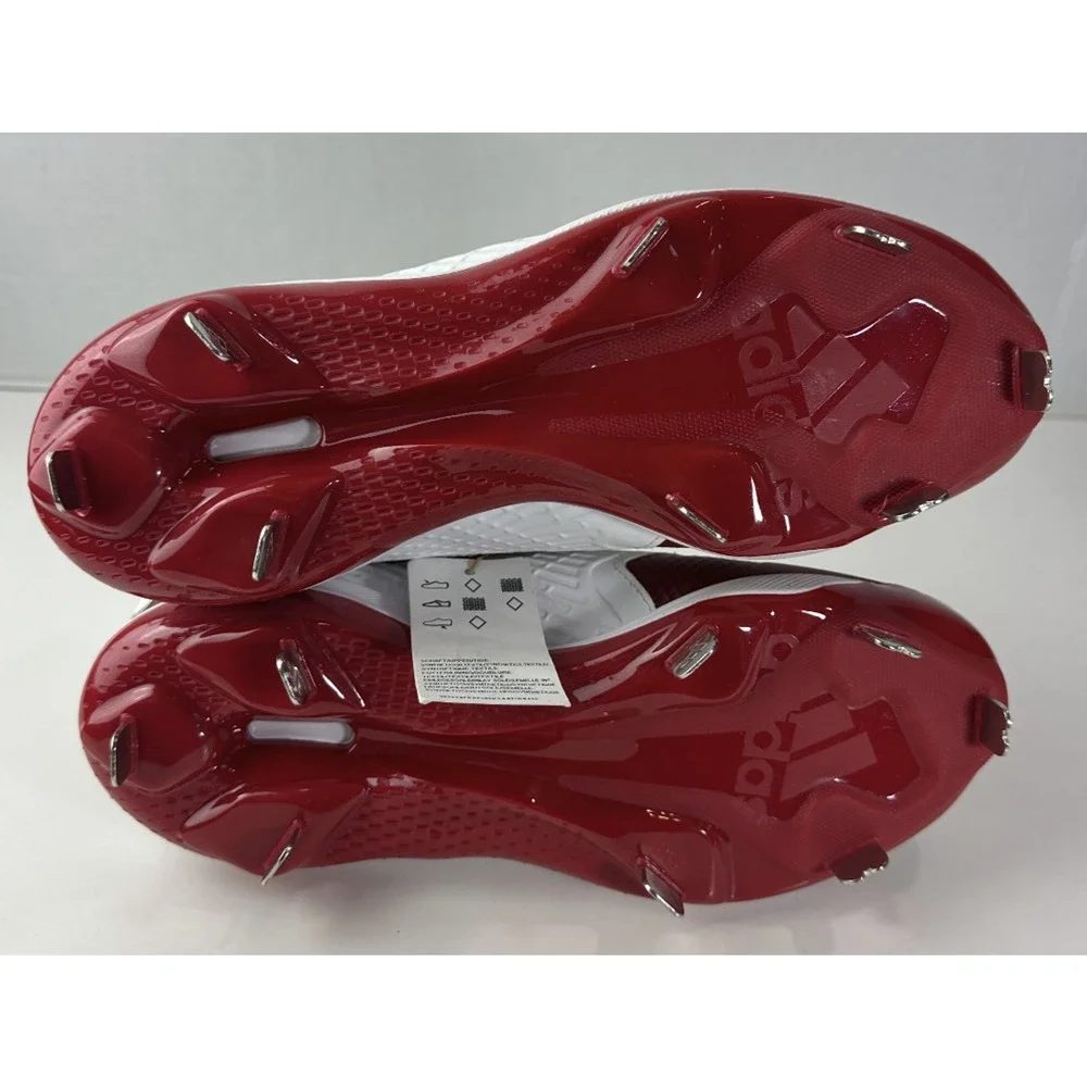 NWT Adidas Men's Size 7 ICON 8 Baseball CLEATS IG7104 Red Shoes New Without Box - Picture 11 of 12